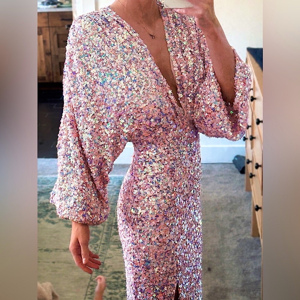 Retrofete Camille sequin gown